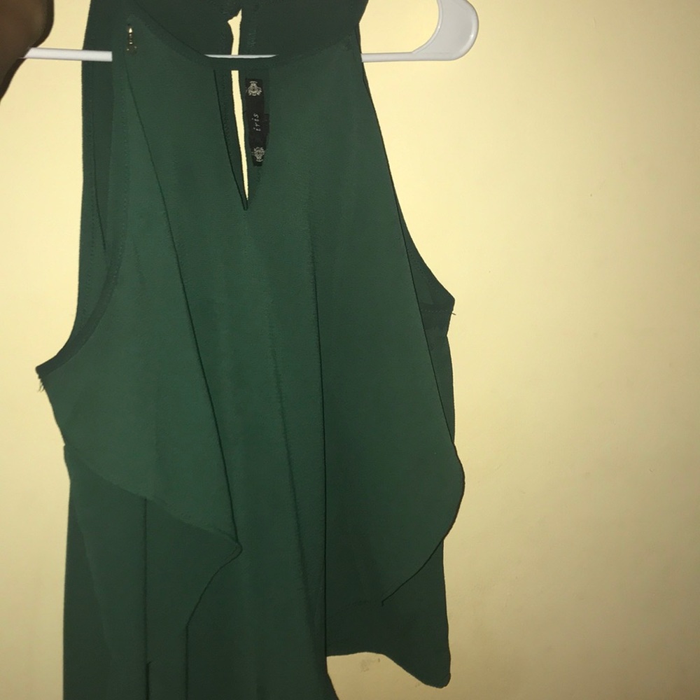 Green blouse shirt.